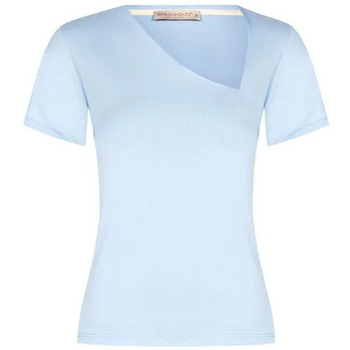 Kleidung Damen T-Shirts & Poloshirts Rinascimento CFC0119323003 Celeste
