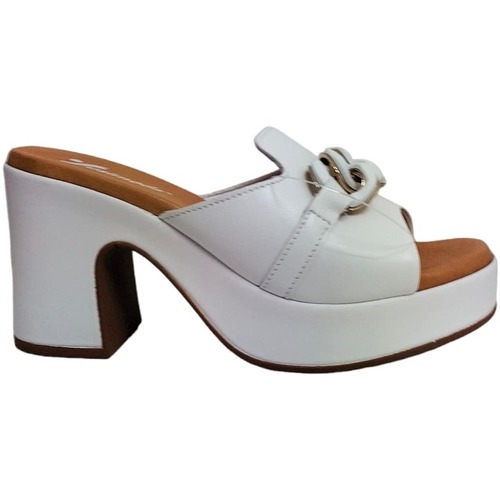 Schuhe Damen Pantoffel Susimoda 13390-bianco Weiss