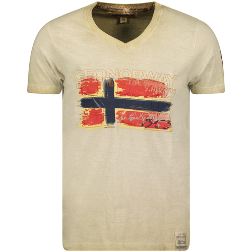Kleidung Herren T-Shirts Geo Norway SW1561HGN-BEIGE Beige