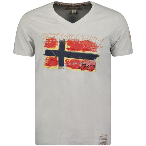 Kleidung Herren T-Shirts Geo Norway SW1561HGN-LIGHT GREY Grau