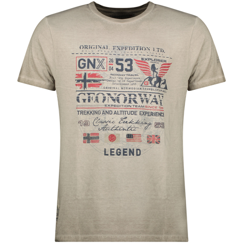 Kleidung Herren T-Shirts Geo Norway SW1562HGNO-KAKI Grün