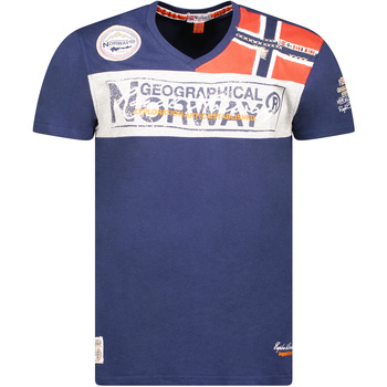 Kleidung Herren T-Shirts Geographical Norway SX1130HGN-Navy Marine