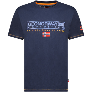Kleidung Herren T-Shirts Geo Norway SY1311HGN-Navy Marine