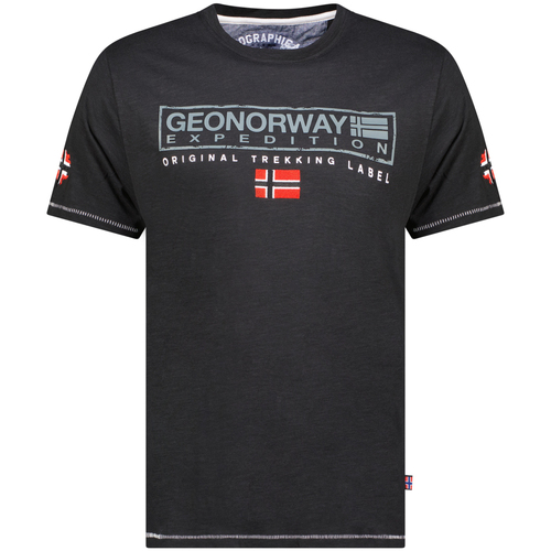 Kleidung Herren T-Shirts Geo Norway SY1311HGN-Black Schwarz