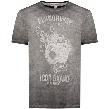 Kleidung Herren T-Shirts Geo Norway SY1360HGN-Black Grau