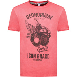 Kleidung Herren T-Shirts Geo Norway SY1360HGN-Red Rosa