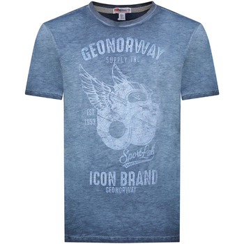 Kleidung Herren T-Shirts Geo Norway SY1360HGN-Navy Blau