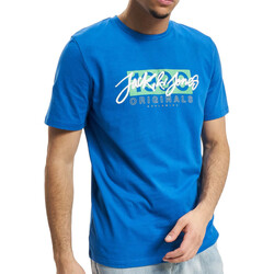 Kleidung Jungen T-Shirts & Poloshirts Jack & Jones 12234168 Blau