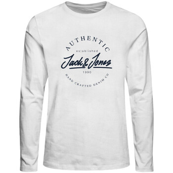 Kleidung Jungen T-Shirts & Poloshirts Jack & Jones 12218637 Weiss