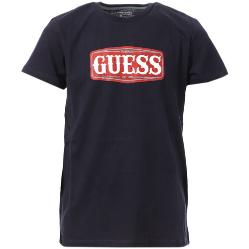 Kleidung Jungen T-Shirts & Poloshirts Guess G-L3BI01I3Z14 Blau