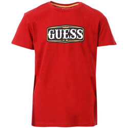 Kleidung Jungen T-Shirts & Poloshirts Guess G-L3BI01I3Z14 Rot