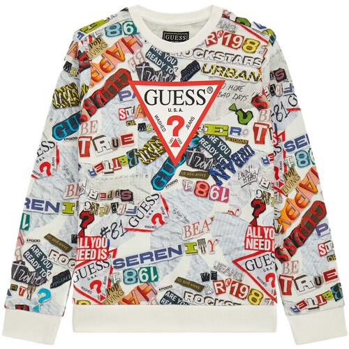Kleidung Jungen Sweatshirts Guess G-L3YQ01KA6R3 Weiss