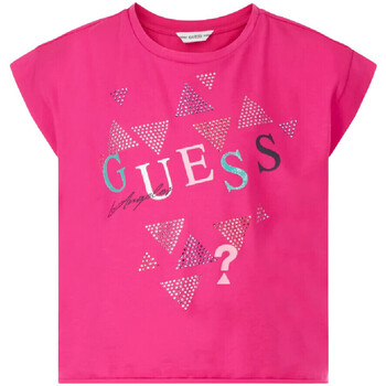 Kleidung Mädchen T-Shirts & Poloshirts Guess J1GI05-K6YW1 Rosa