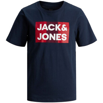 Kleidung Jungen T-Shirts & Poloshirts Jack & Jones 12152730 Blau