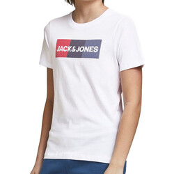 Kleidung Jungen T-Shirts & Poloshirts Jack & Jones 12152730 Weiss