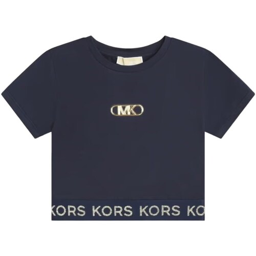Kleidung Mädchen T-Shirts MICHAEL Michael Kors R30048 Blau