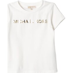 Kleidung Mädchen T-Shirts MICHAEL Michael Kors R30002 Weiss