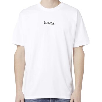 Kleidung Herren T-Shirts Disclaimer Maglia Uomo In Jersey Weiss