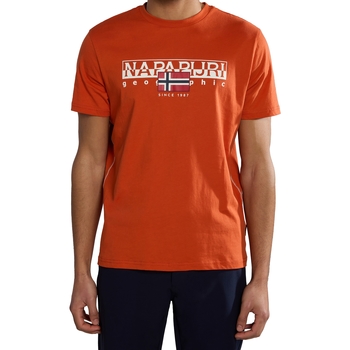 Kleidung Herren T-Shirts Napapijri 236334 Orange