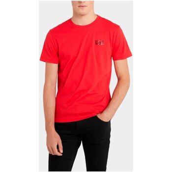 Kleidung Herren T-Shirts Emporio Armani EA7 8NPT22 PJEMZ Rot