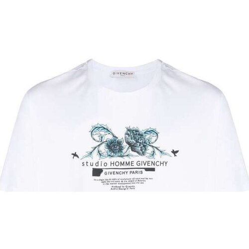 Kleidung Herren T-Shirts Givenchy BM70Y33002 Weiss