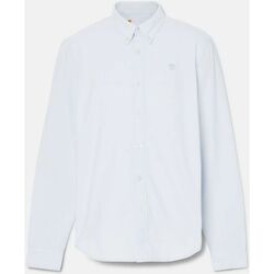Kleidung Herren Langärmelige Hemden Timberland TB0A6GPN - OXFORD SHIRT-B021 SKYWAY Blau