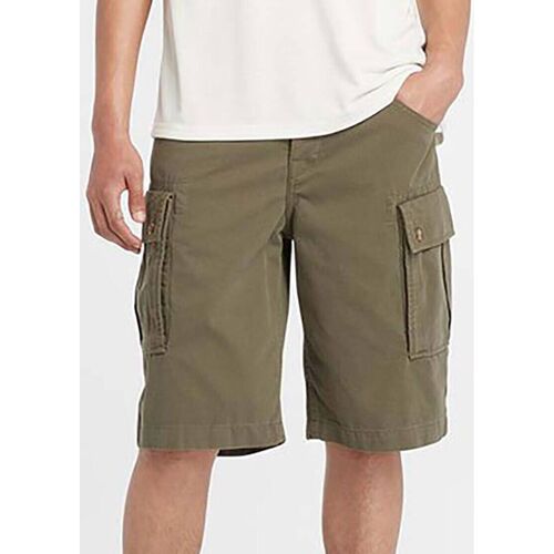 Kleidung Herren Shorts / Bermudas Timberland TB0A5U1B - BROOKLINE TWILL CARGO SHORT-A581 LEAG GREEN Grün