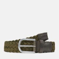 Accessoires Herren Gürtel Timberland TB0A2N63 35MM BRAIDED-5901 CASSEL EARTH Grün