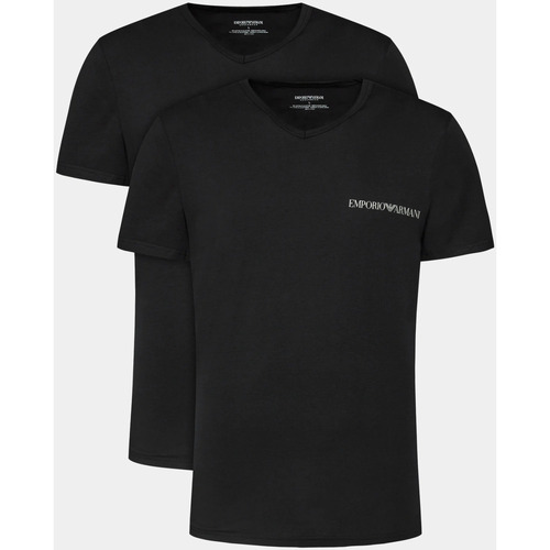 Kleidung Herren T-Shirts Emporio Armani 111849 4R717 Schwarz