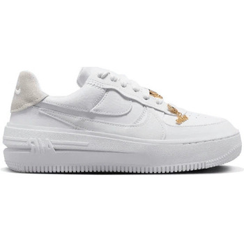 Nike Air Force 1 Low PLT.AF.ORM White Metallic Gold Weiss
