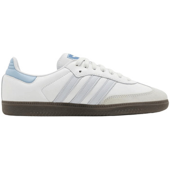 Schuhe Wanderschuhe adidas Originals Samba OG White Blue Weiss