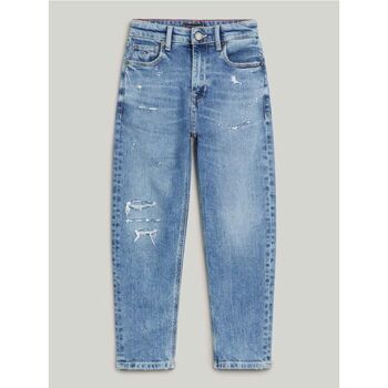 Kleidung Jungen Jeans Tommy Hilfiger KB0KB08914 ARCHIVE-DW5 WORN IN Blau