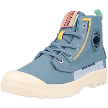 Schuhe Damen Boots Palladium Stiefeletten Pampa Underlayer 99183-498-M Blau