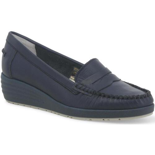 Schuhe Damen Slipper Melluso MEL-RRR-01028W-BL Blau