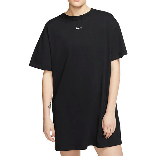 Kleidung Damen Kurze Kleider Nike CJ2242-010 Schwarz