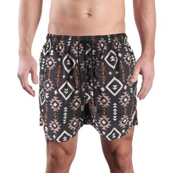 Kleidung Herren Badeanzug /Badeshorts Tooco Schwarze Badeshorts von Uxmal Multicolor