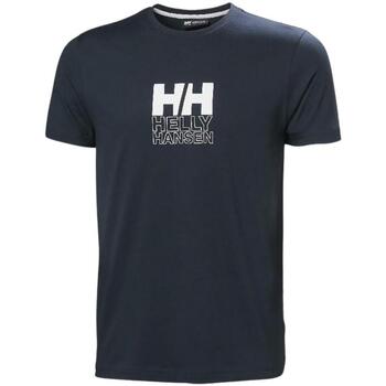 Kleidung T-Shirts Helly Hansen  Blau