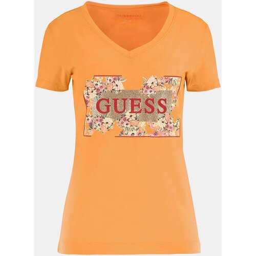 Kleidung Damen T-Shirts & Poloshirts Guess W4GI23 J1314 Orange