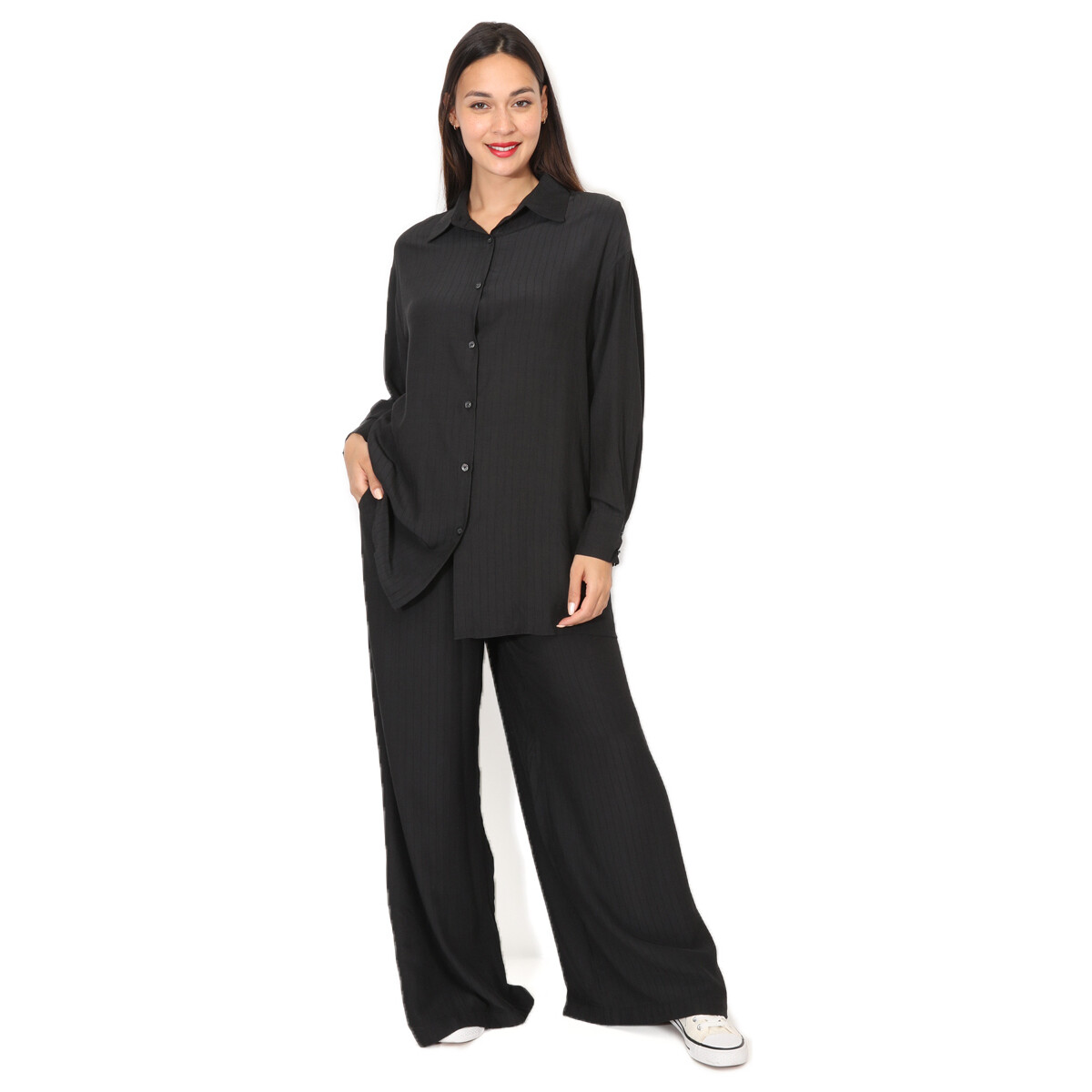 Kleidung Damen Jogginganzüge La Modeuse 71253_P167302 Schwarz