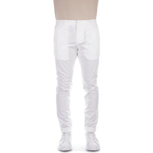 Kleidung Herren Slim Fit Jeans Dondup UP235 GSE046PTD Weiss