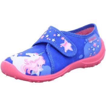 Schuhe Mädchen Hausschuhe Fischer 532332 507 pink Blau