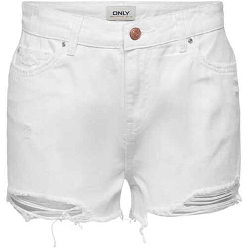 Kleidung Damen Shorts / Bermudas Only 15256232 Weiss
