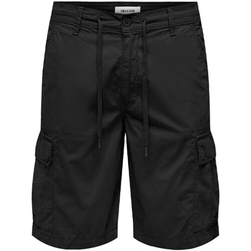 Kleidung Herren Shorts / Bermudas Only & Sons  22029214 Schwarz