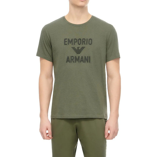 Kleidung Herren T-Shirts Emporio Armani Eagle Kaki