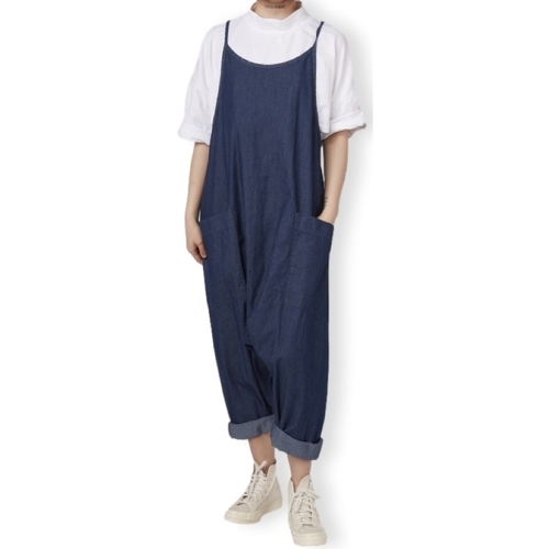 Kleidung Damen Overalls / Latzhosen Wendy Trendy Jumpsuit 110706 - Denim Blau