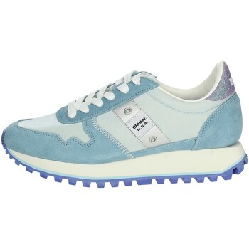 Schuhe Damen Sneaker High Blauer S4MILLEN01/LEM Blau