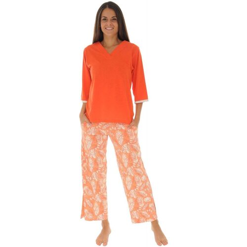 Kleidung Damen Pyjamas/ Nachthemden Christian Cane GARDELIA Orange