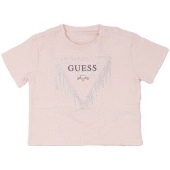 Kleidung Mädchen T-Shirts Guess J4RI24K6YW4 Rosa