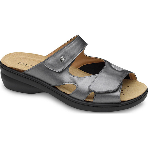 Schuhe Damen Sandalen / Sandaletten Calzamedi ORTHOPÄDISCHE SANDALEN  0782 BUNIONEN Grau