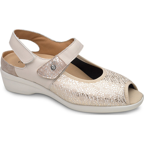 Schuhe Damen Sandalen / Sandaletten Calzamedi ORTHOPÄDISCHE SANDALEN  0784 HAMMERZEHEN Beige